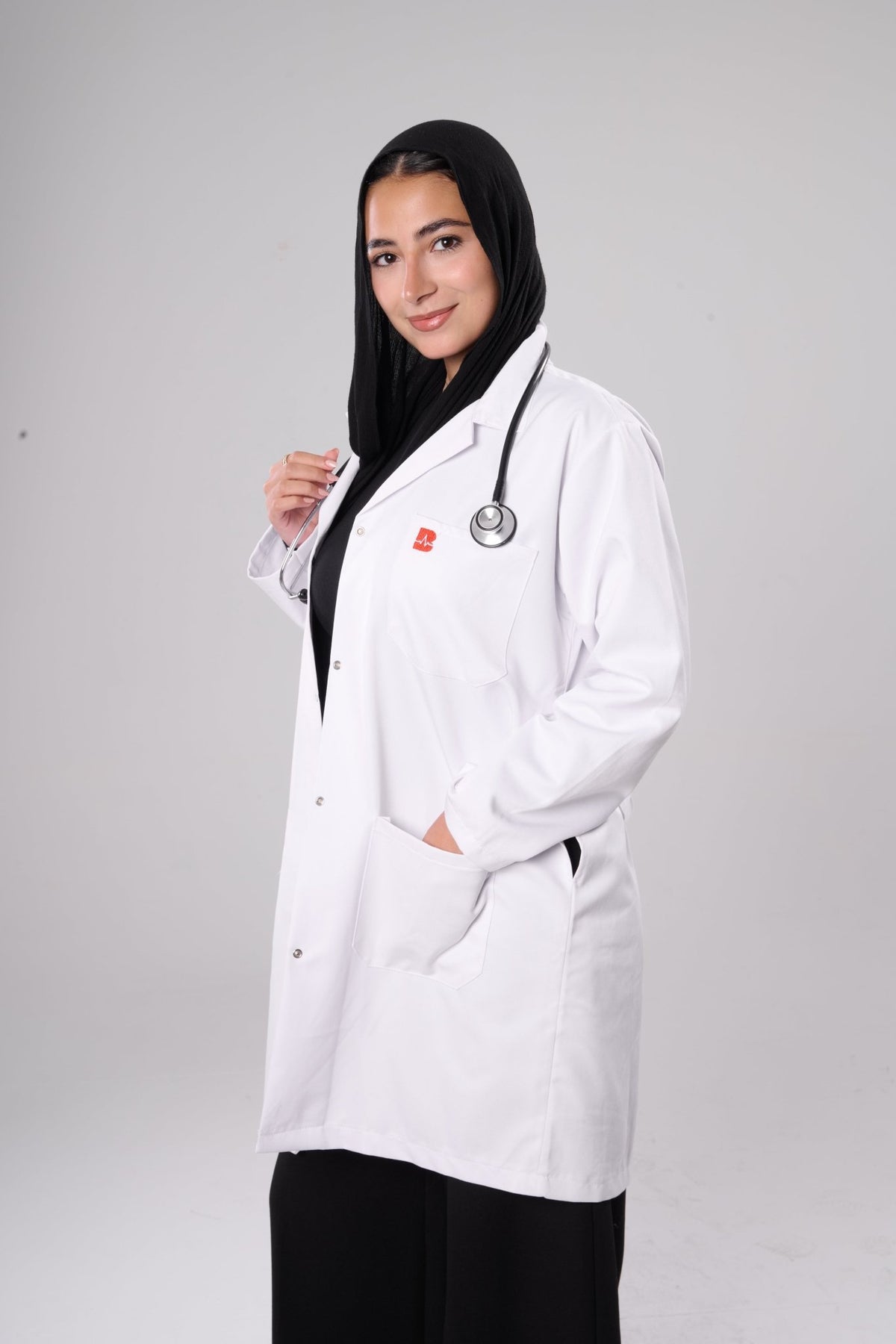 Structured Belt Labcoat